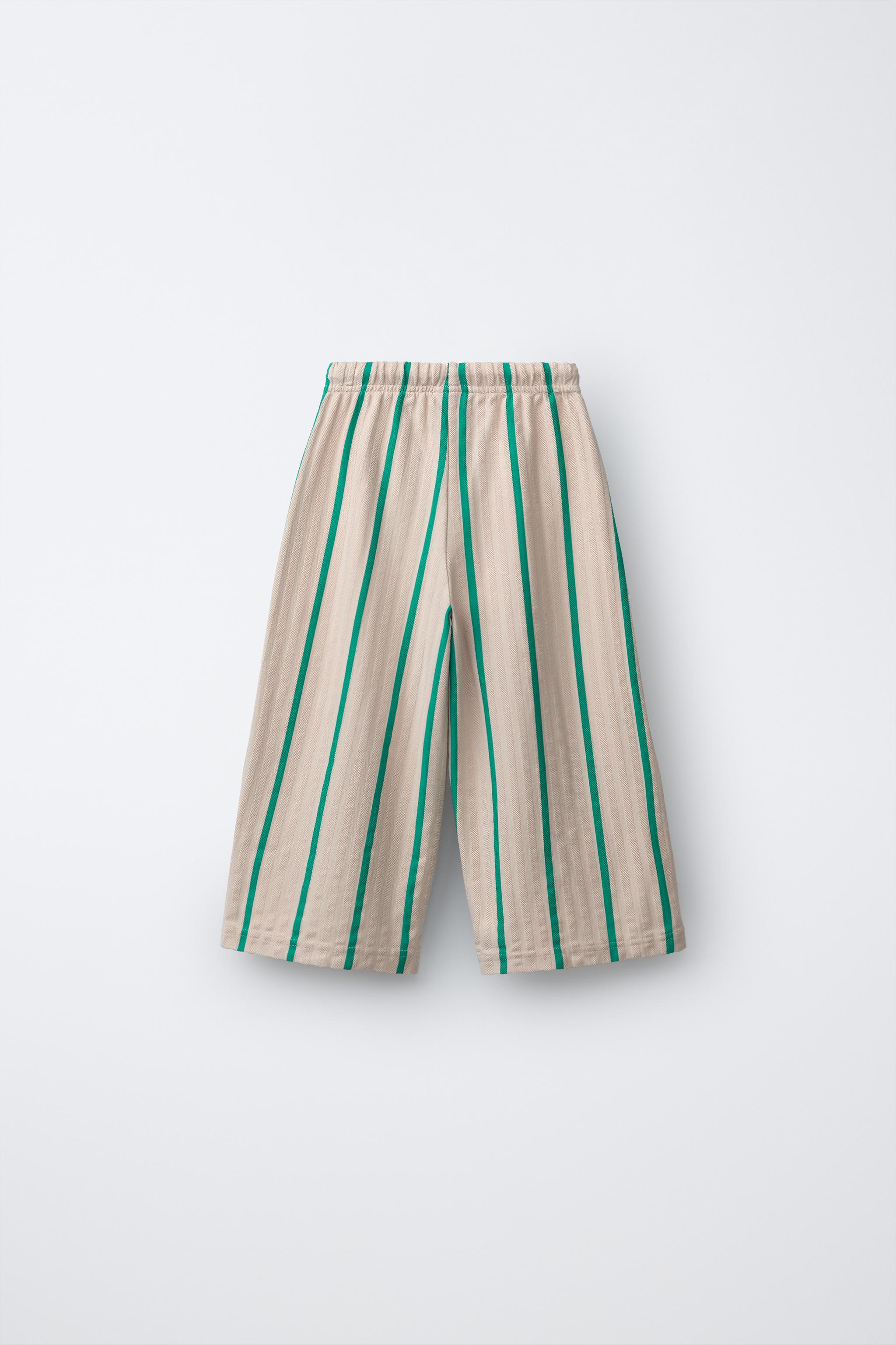 PANTALON STRUCTURÉ À RAYURES